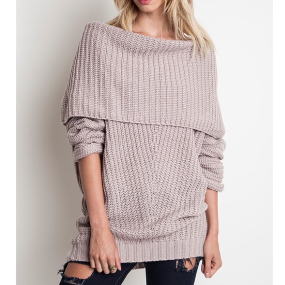 NWT✨ Mauve Chunky Sweater - Picture 3 of 6